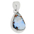 Pendentif turquoise Golden Hills Kazakhstan AA argent 925