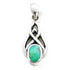 Pendentif turquoise Tibet AA argent 925