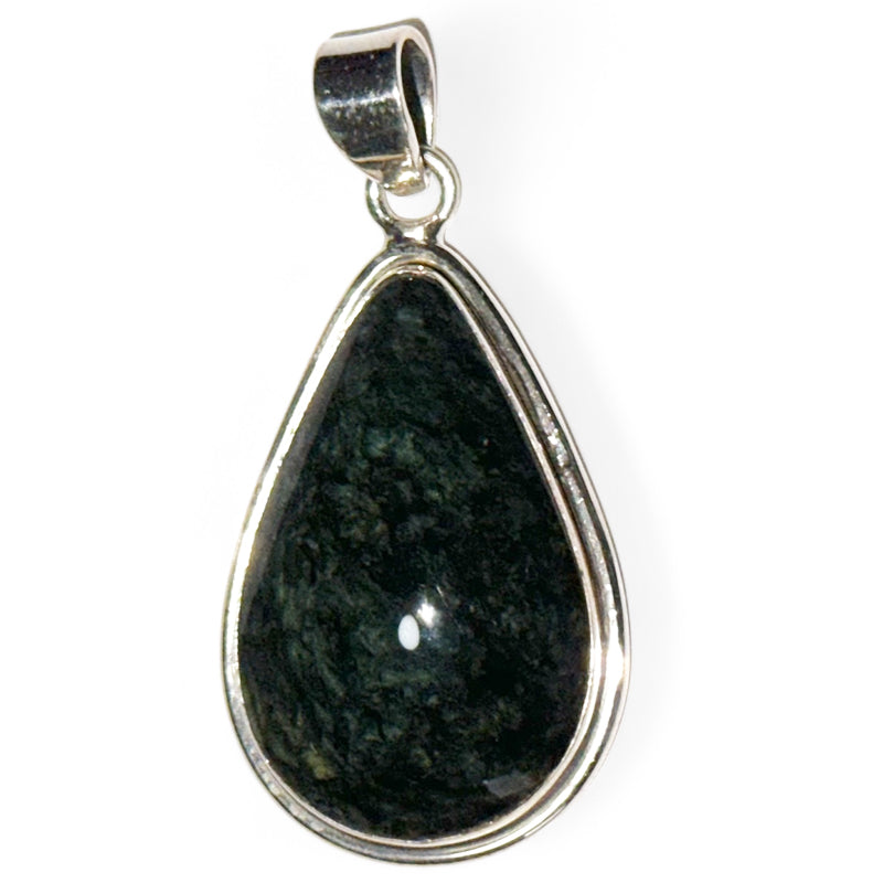 Mentogotchol obsidian pendant Mexico AAA silver 925