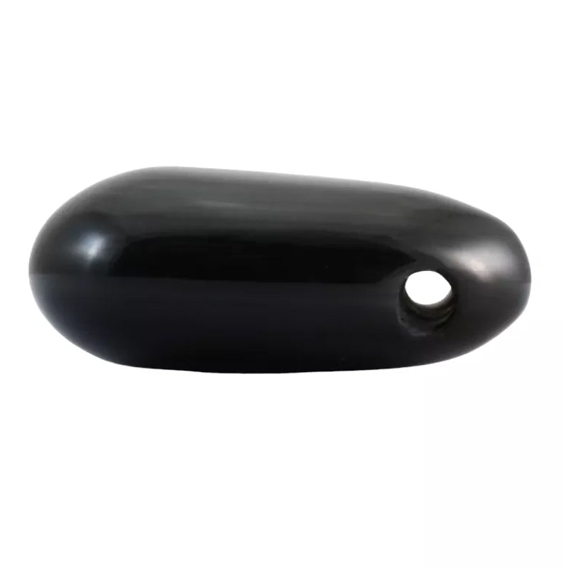 Colgante obsidiana plata México A (piedra perforada) + cordón