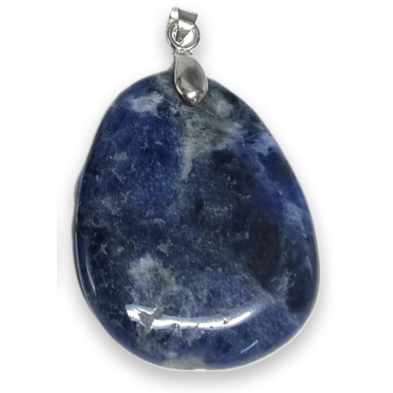 Pendentif sodalite Brésil A (pierre plate)