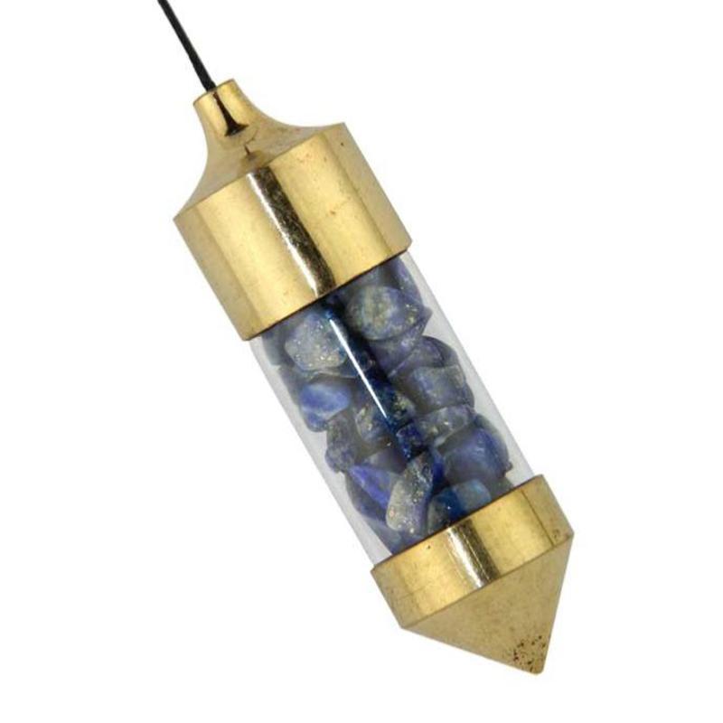 Pendule laiton lapis lazuli Afghanistan A