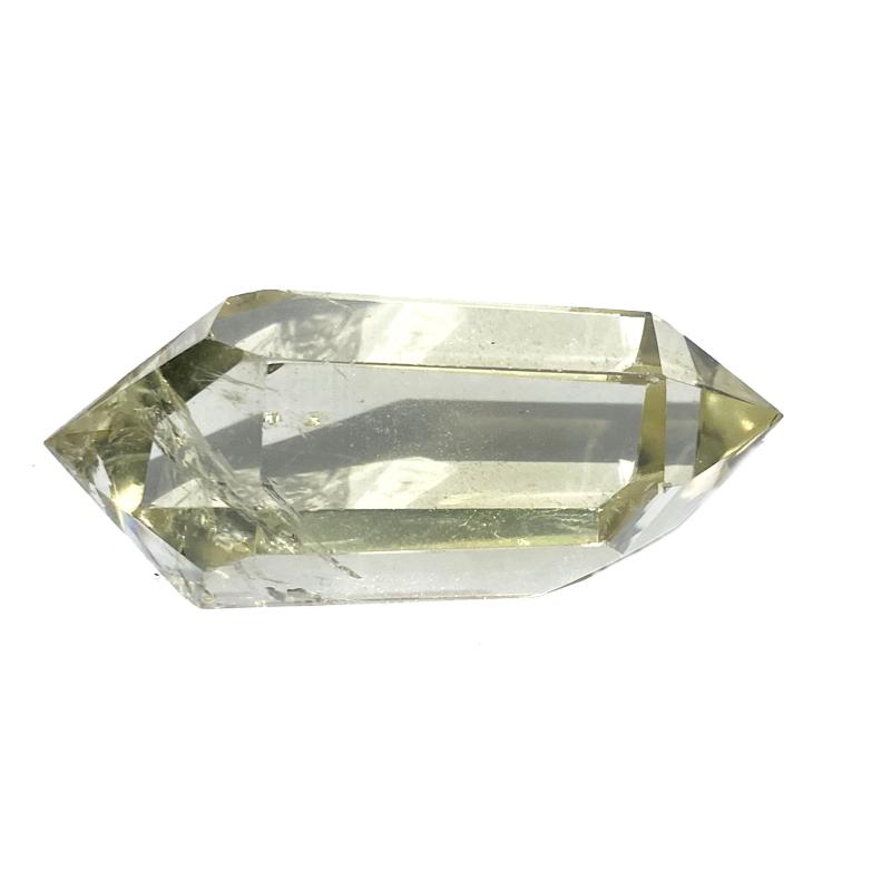 Pointe citrine naturelle biterminée Brésil AA