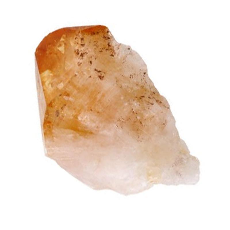 Pointe citrine chauffée (améthyste chauffée) brute Brésil A