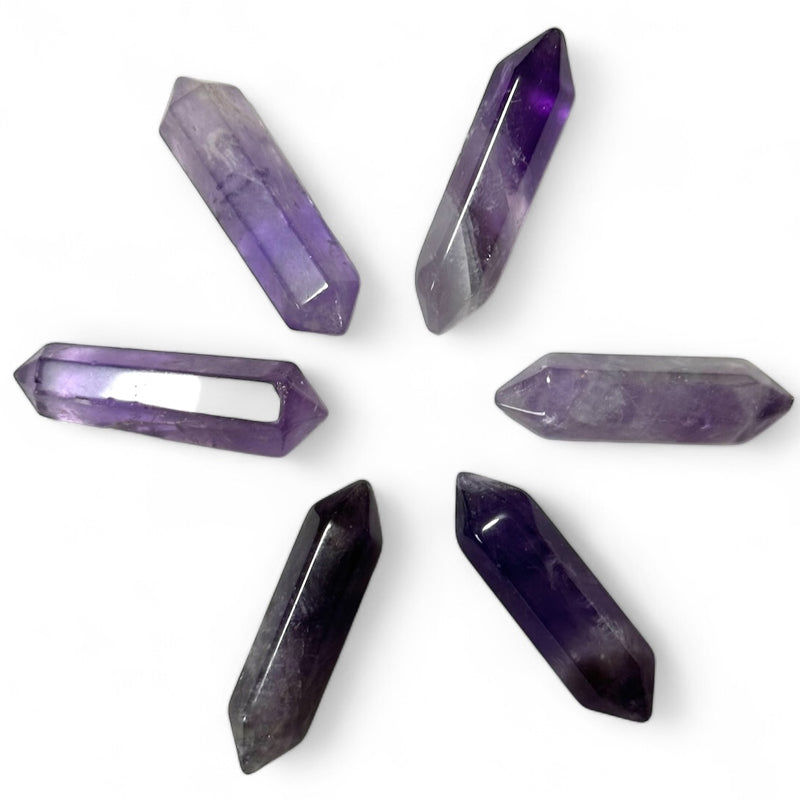 Biterminated amethyst point Brazil A