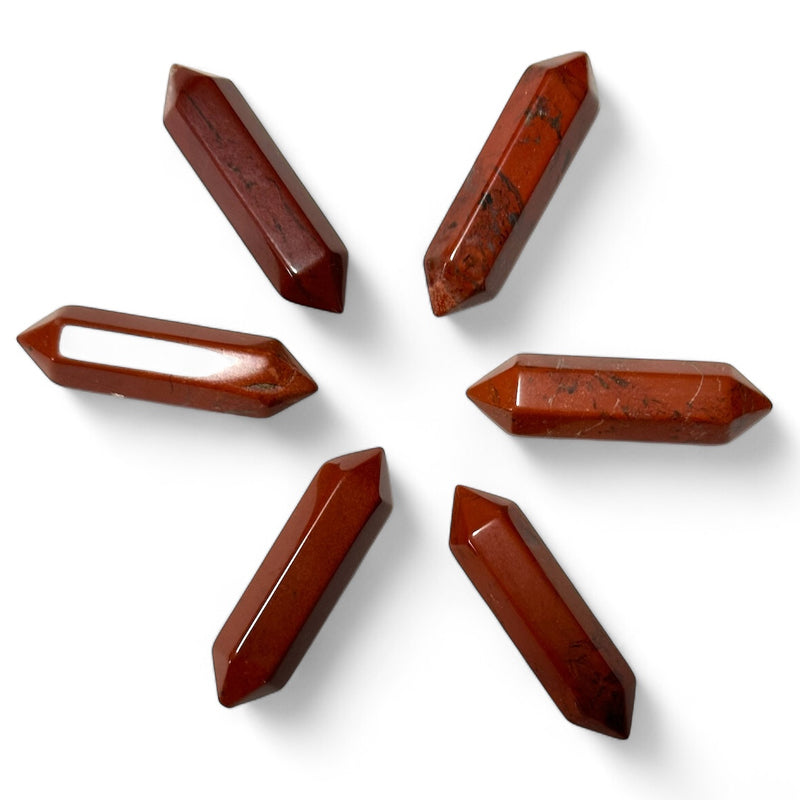 Double-terminated red jasper tip South Africa A