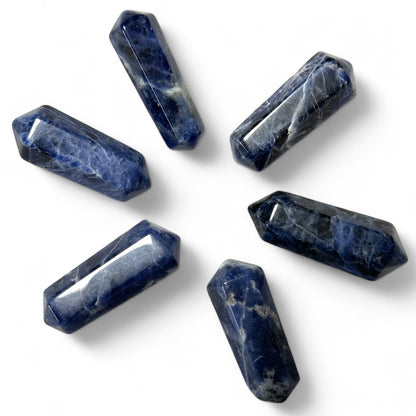 Pointe biterminée sodalite Brésil A