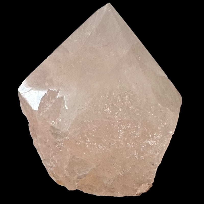 Pointe quartz rose Brésil semi-polie A