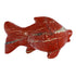 Poisson jaspe rouge - 75mm