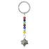 Porte clefs 7 chakras Merkaba Labradorite