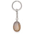 Porte clefs agate Botswana A pierre roulée