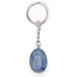 Porte clefs aventurine bleue ou quartz bleu Brésil A pierre roulée