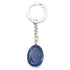 Porte clefs lapis lazuli Afghanistan A pierre roulée