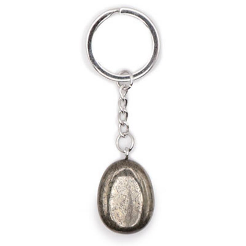 Porte clefs pyrite Pérou A pierre roulée