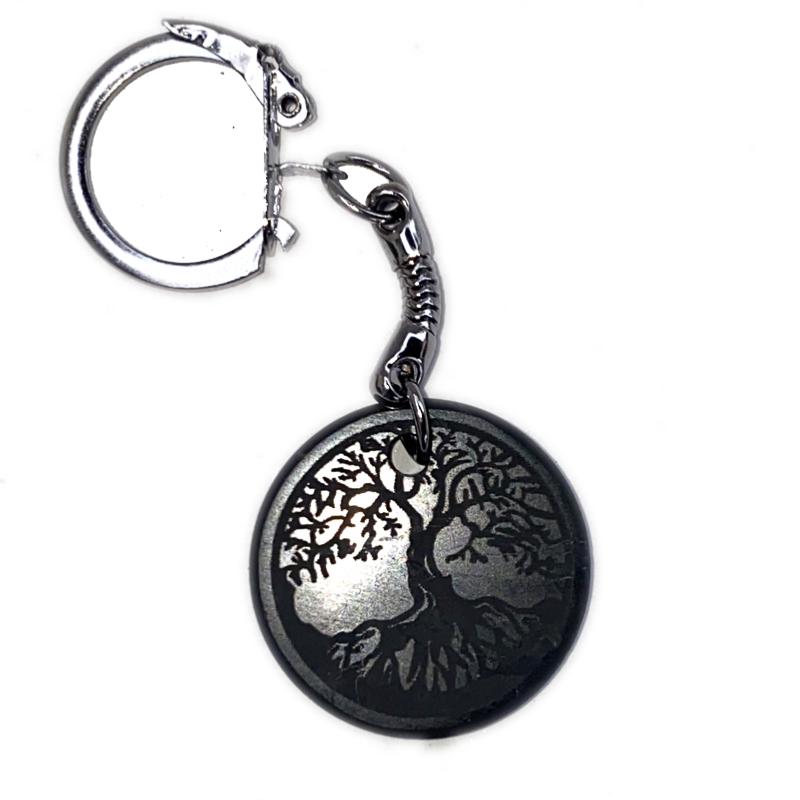 Porte clefs shungite Russie A arbre de vie