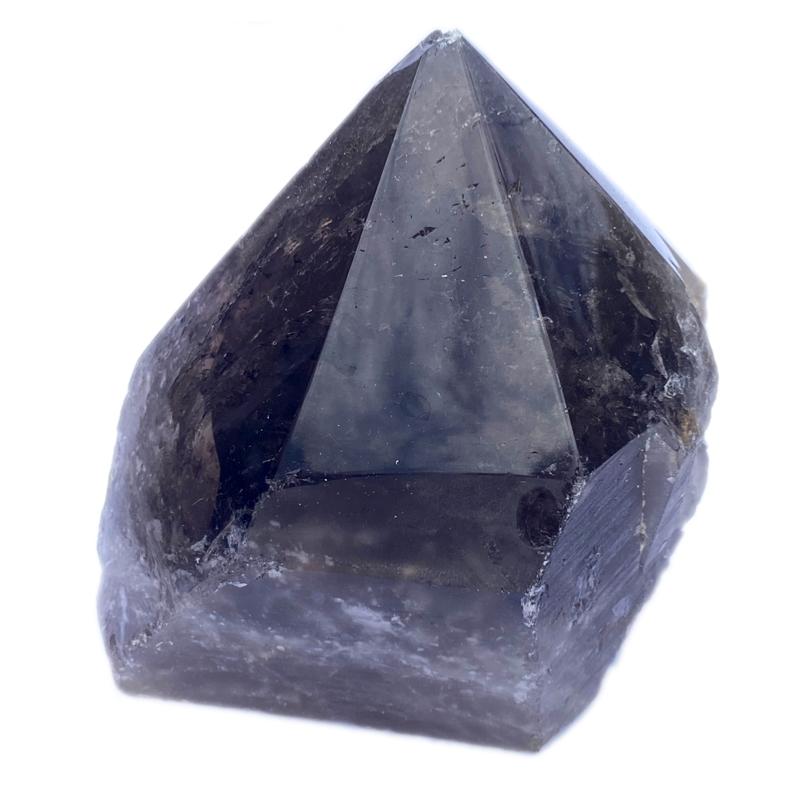 Prisme de quartz fumé Brésil - 643g 