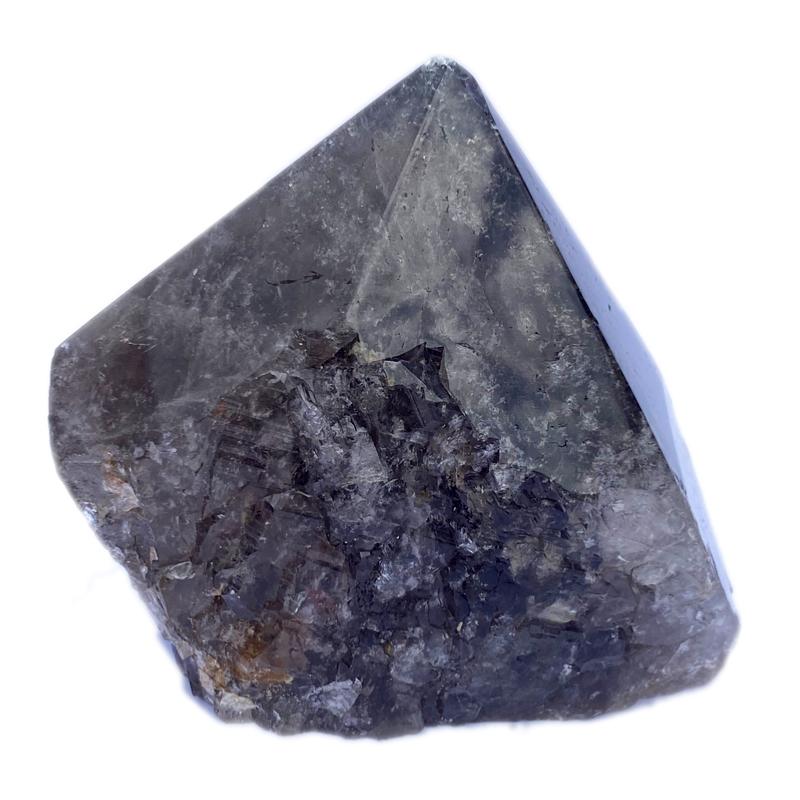 Prisme de quartz fumé Brésil - 643g 