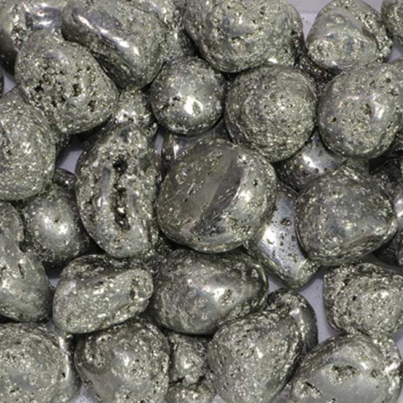 Pyrite Pérou A (pierre roulée)