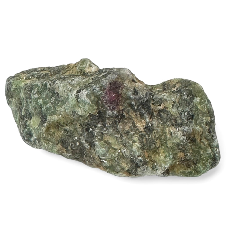 Ruby on zoisite South Africa A (rough stone)