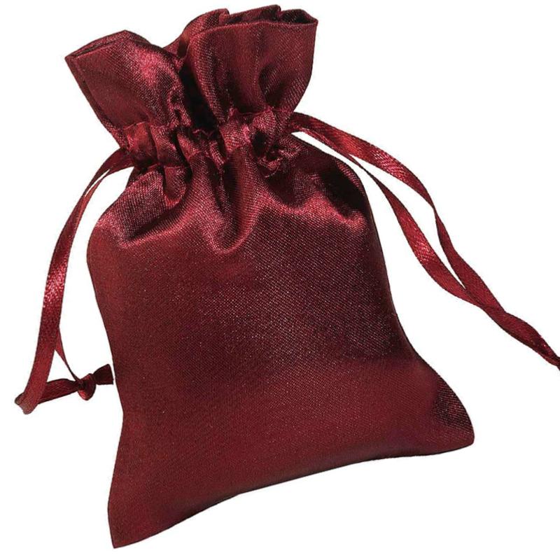 Sac satin 12cm X 9cm (couleurs au choix)