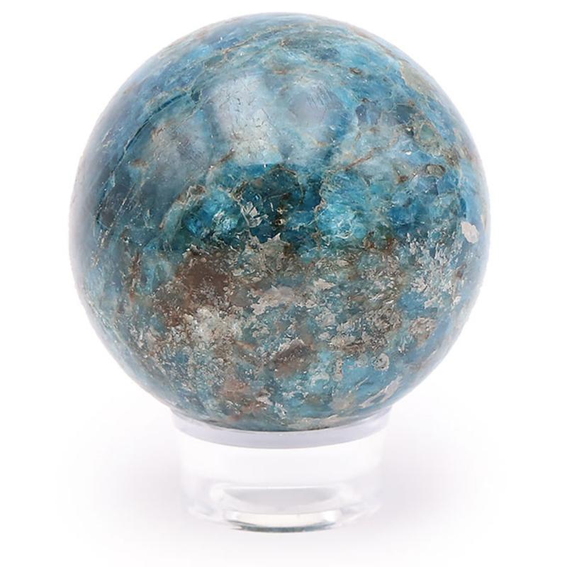Sphère Apatite bleue Madagascar A -  60-70mm