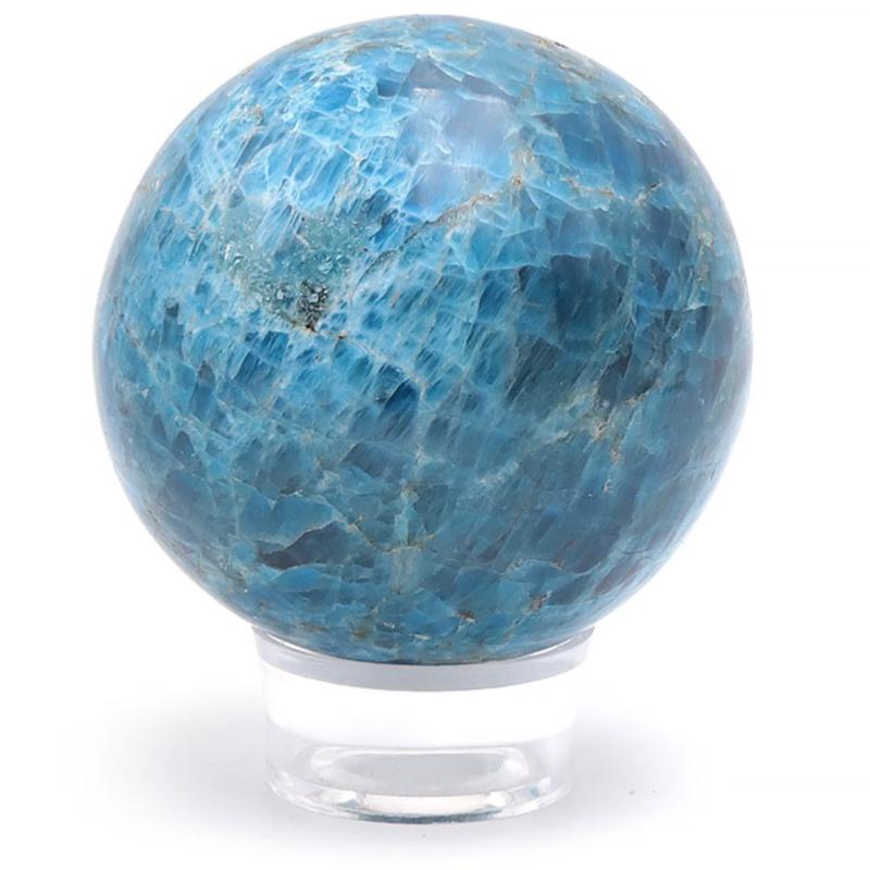 Sphère Apatite bleue Madagascar A -  60-70mm