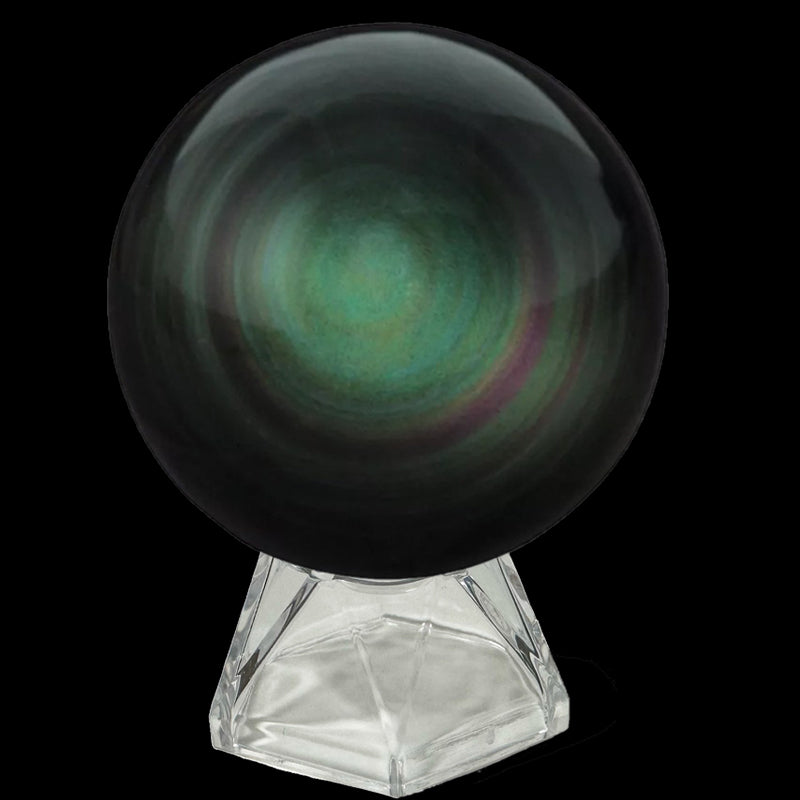 Sphère obsidienne oeil céleste Mexique AA - 30-40mm