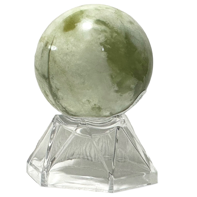 Green jade sphere China A - 40mm