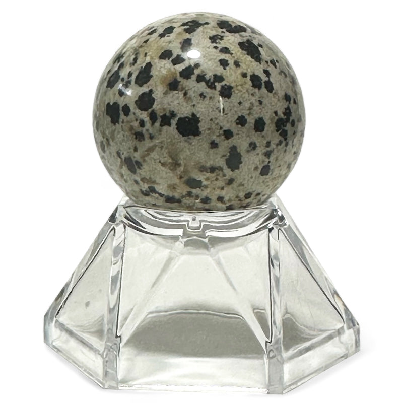 Dalmatian jasper sphere Mexico A - 30mm