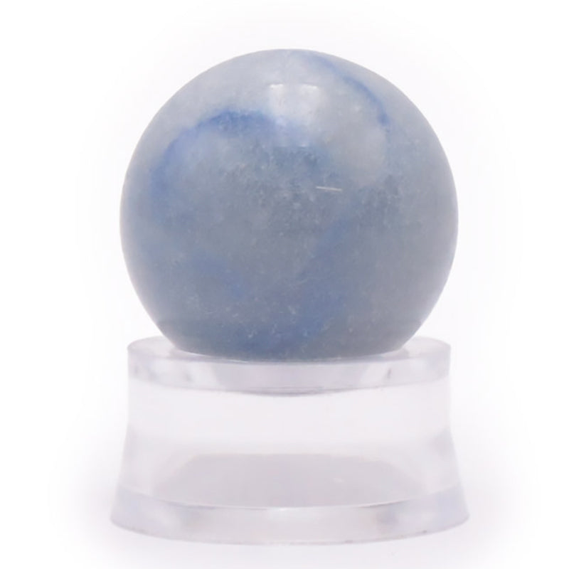 Blue quartz or blue aventurine sphere Brazil A - 30mm