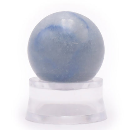 Blue quartz or blue aventurine sphere Brazil A - 30mm