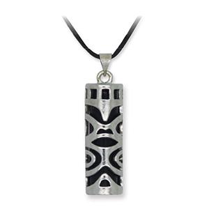 Pendentif Tiki onyx noir (Prospérité)