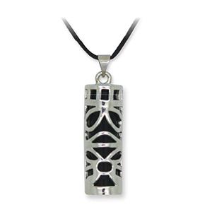 Pendentif Tiki onyx noir (Sagesse)