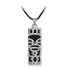 Pendentif Tiki onyx noir (Tendresse)