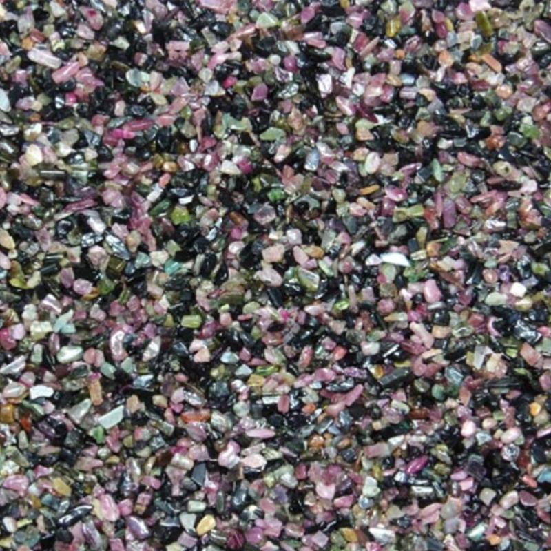 Lot tourmaline multicolore Brésil (mini-pierre roulée XXS) - 100g