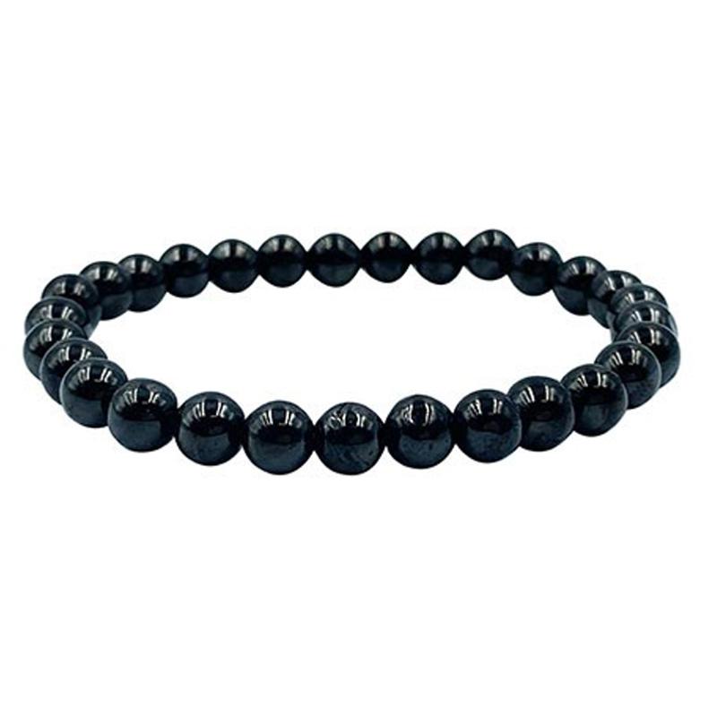 Bracelet jais Mongolie A (boules 5-6mm)