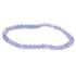 Bracelet calcédoine bleue Namibie AA (perles facettées 2-3mm)