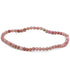 Bracelet rhodonite Australie A (perles facettées 3-4mm) 