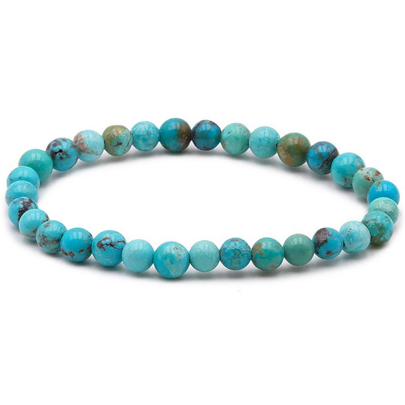 Bracelet turquoise Tibet A (boules 5-6mm)