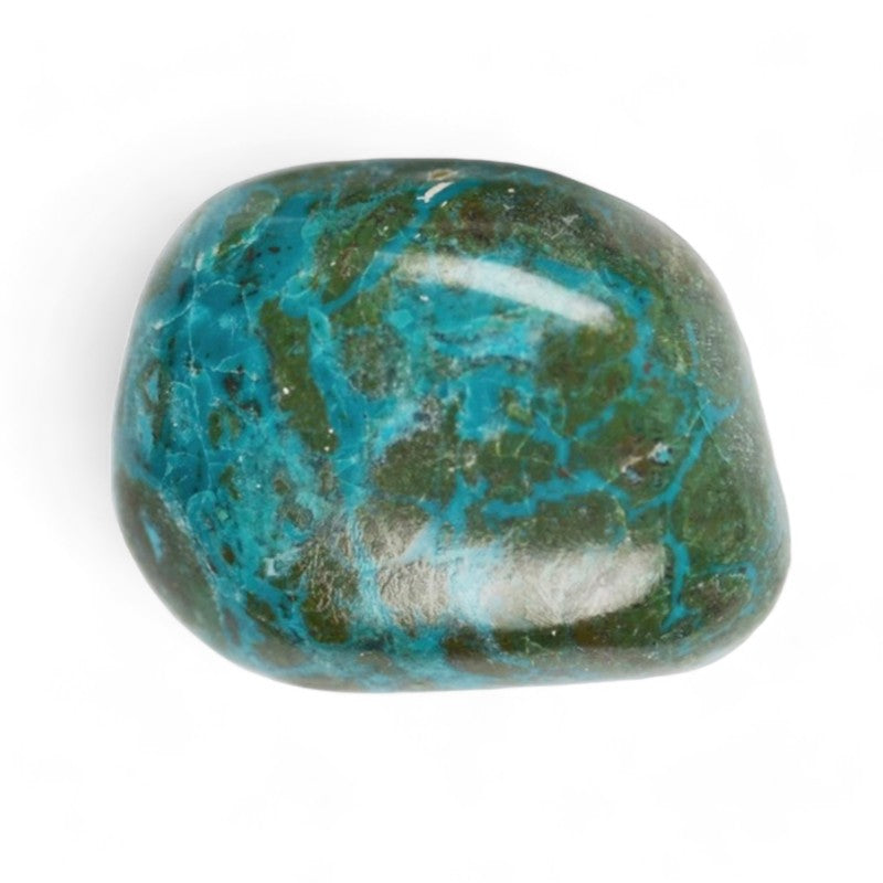 Chrysocolla Peru A (rolled stone)